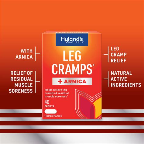 Hylands Leg Cramps Arnica Relief Of Leg Calf And Foot Cramps And Residual Soreness 40 Caplets