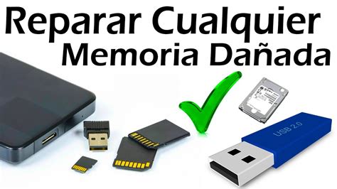 como REPARAR CUALQUIER MEMORIA DAÑADA 2020 DISCO DURO PENDRIVE