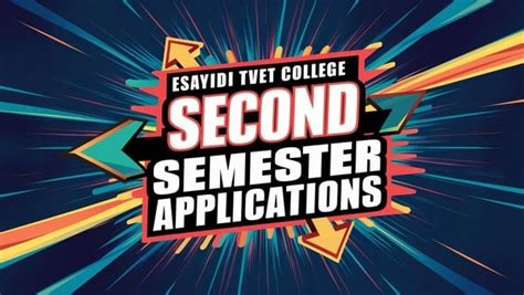 Semester Applications Open At Esayidi Tvet College College Wise