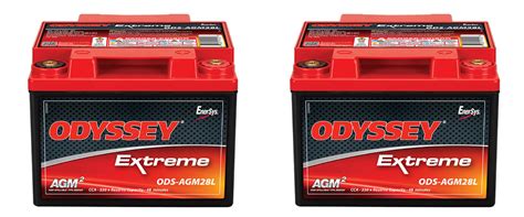 2x Odyssey Battery Battery Ods Agm28l Extreme Series 12 Volt Ebay