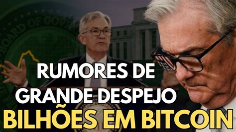 BOMBA BITCOIN EM FORTE ALTA APÓS RUMORES DE GRANDE DESPEJO DO GOVERNO