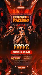 Flyer Story Show Evento S Moda Boa Artistas Cantores Social Media Psd