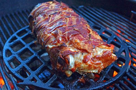 Mad Meat Genius Bacon Wrapped Stuffed Pork Loin