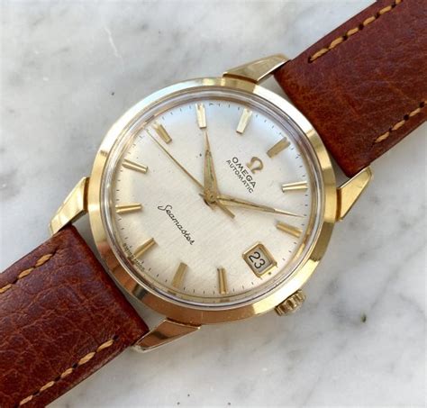 Vintage Omega Seamaster Automatic Solid Gold | Vintage Portfolio