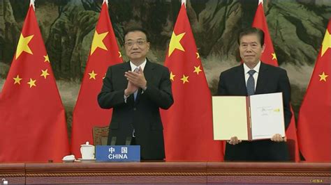 China, 14 other countries sign deal to form world’s largest trade bloc ...