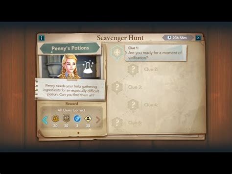 Penny S Potions Hogwarts Mystery Scavanger Hunt Part 1 YouTube