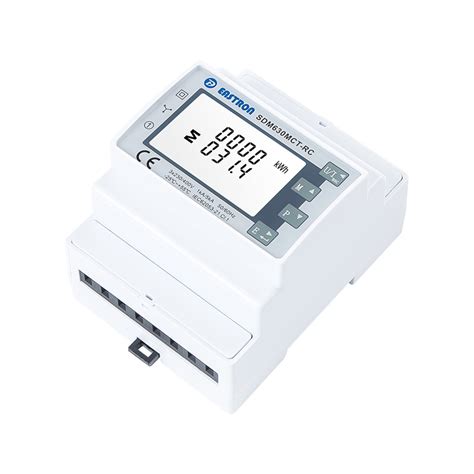 Sdm Mct Rc Rogowski Coil Connect Rs Modbus Din Rail Three Phase