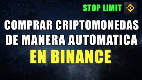 Como Poner Una Orden De Compra Y De Venta En Binance Tutorial Paso A