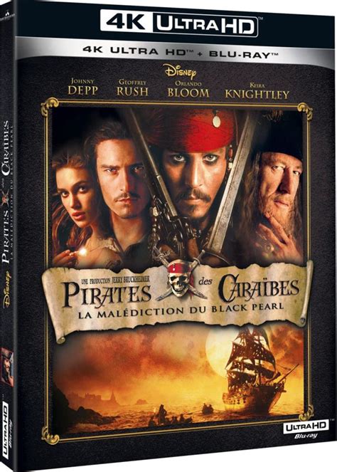 Pirates des Caraïbes La Malédiction du Black Pearl 4K Ultra HD Blu