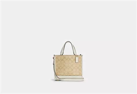 COACH® Outlet | Dempsey Tote Bag 22 In Signature Canvas