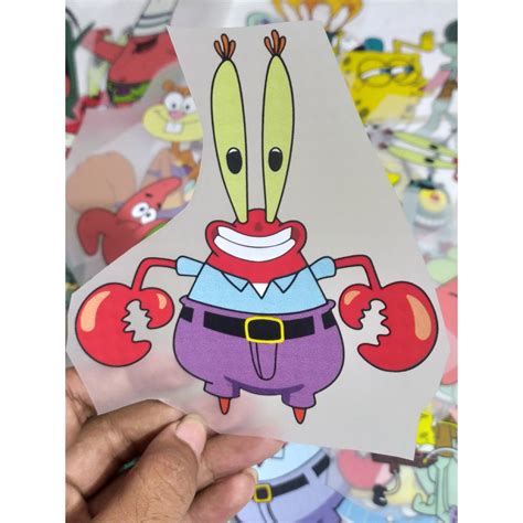 Jual Stiker Sablon Setrika Kaos Dtf Gambar Serial Spongebob Karakter