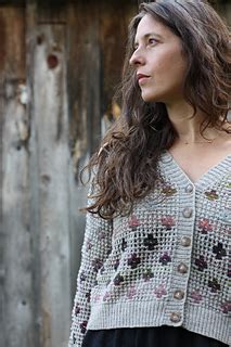 Ravelry Pressed Flowers Cardigan Pattern By Amy Christoffers