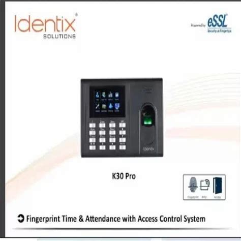 Essl Identix K30 Pro Biometric Fingerprint Time Attendance Machine