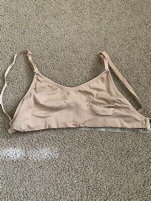 Capezio 3683 Women S Small Nude Bra Liner W Clear Back Adjustable Straps Dance EBay