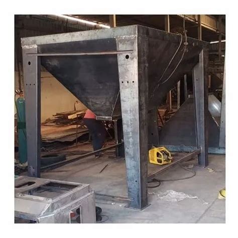 Mild Steel Hopper For Food Processing Industry Weight Capacity