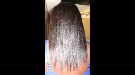 Relaxed Hair Does Can Grow Long And Healthy Hair Journey Pt 1 Youtube