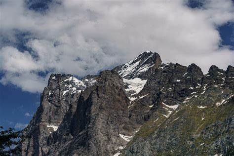 Beautiful Panorama Shot of the Highest Mountains in the Swiss Alps Stock Photo - Image of scenic ...