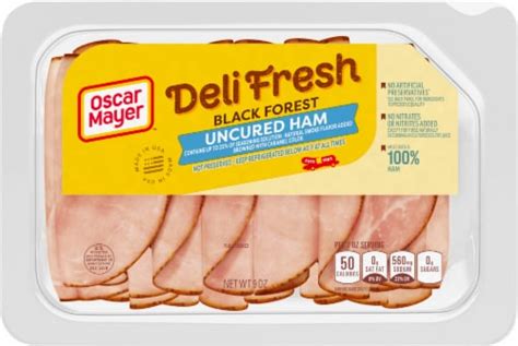 Oscar Mayer Deli Fresh Uncured Black Forest Ham 9 Oz Fred Meyer