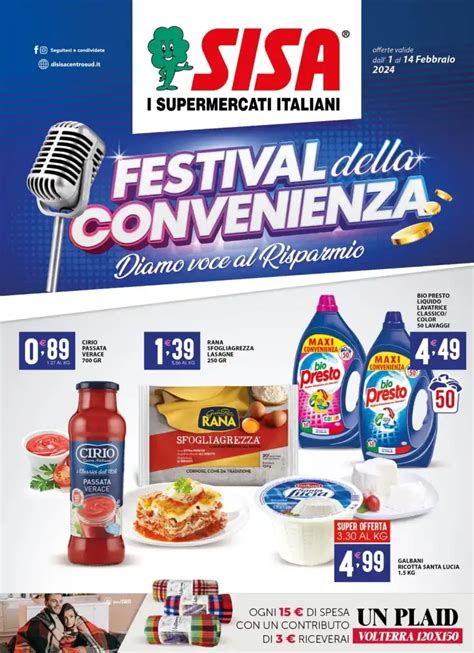 Volantino Sisa Campania Festival Della Convenienza Dal 1 02 2024