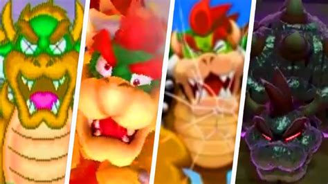 Evolution Of Bowser Deaths 1985 2018 Youtube