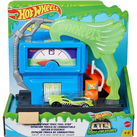 Hot Wheels Ehir Otopark Oyun Setleri Benzin Stasyonu Gyp Limon Oyuncak