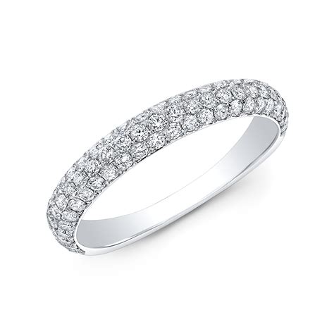 2ct Cushion Cut Natural Diamond 3 Row Micro Pave Natural Diamond