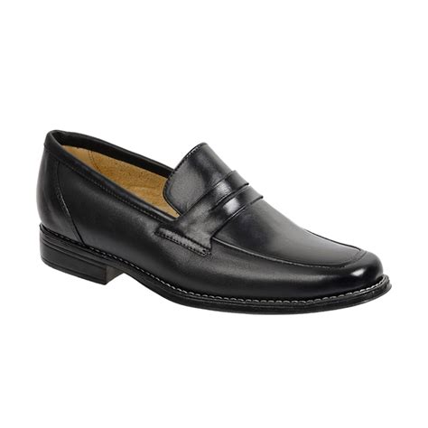 Sapato Social Masculino Penny Loafer Sandro Moscoloni Miguel Preto