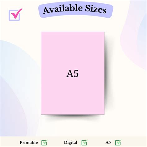 Weekly Spread Bullet Journal Template Undated Weekly Spread Printable