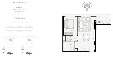 Sunrise Bay By Emaar At Emaar Beachfront Floor Plans