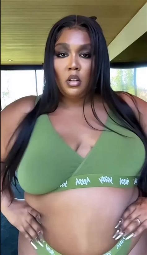 Lizzo Displays Killer Curves In Daring Leggings And Bra As She Shows