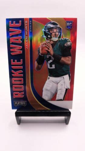 2020 Panini Playoff Rookie Wave Red Prizm 22 Jalen Hurts Philadelphia