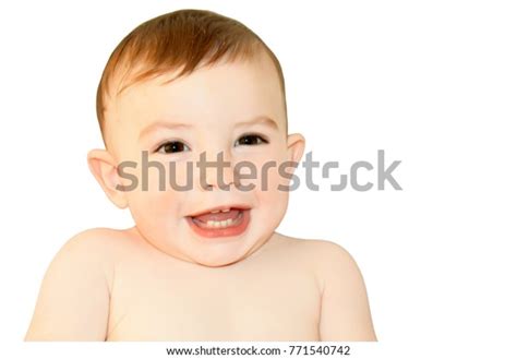 Portrait Naked Baby Isolated On White Stock Photo Shutterstock