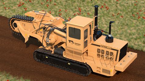 Trencher Tesmec 1475 Xl Evo New Rigged 3d Model 149 Max Free3d