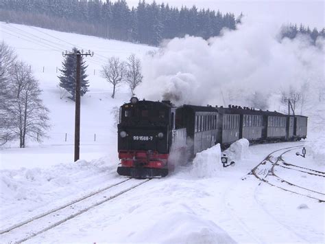 Schneereicher Winter im Preßnitz und Preßnitztalbahn