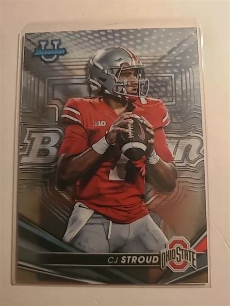 Cj Stroud Universit Bowman Bowman S Best Rookie Rc Houston