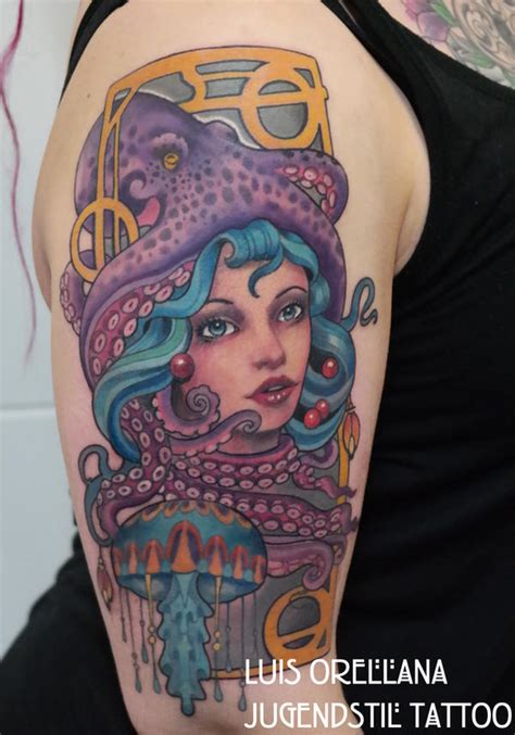 Octopus Girl Tattoo By Mojoncio On DeviantArt