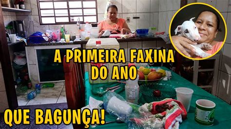 Primeira Faxina do Ano na Cozinha muita bagunça e sujeira Temos um