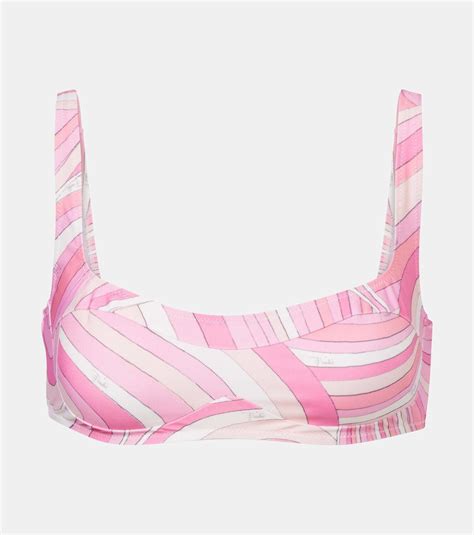 Pucci Iride Bikini Top Emilio Pucci