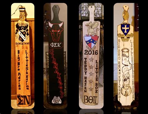 Fraternity Paddle Designs Design Talk
