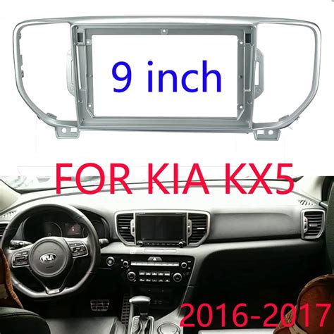 9 Inch 2din Car Fascia For Kia KX5 SPORTAGE 2016 2017 Stereo Double Din