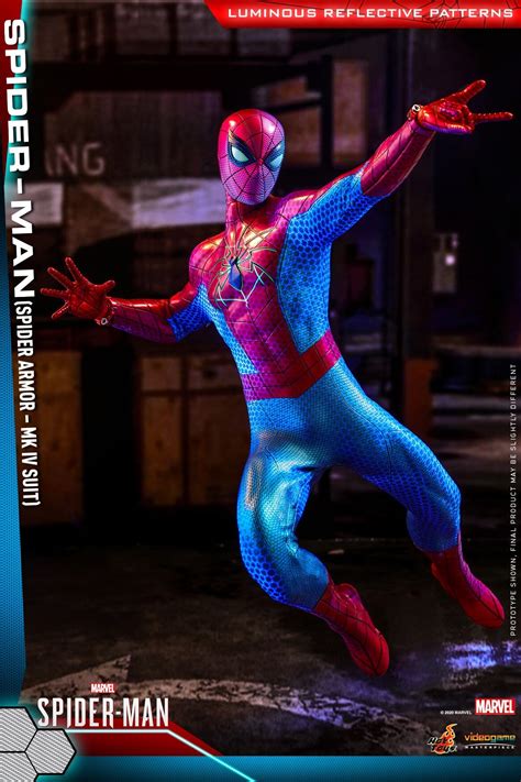 New SPIDER MAN MK IV Spider Armor Suit Action Figure Swings Into Hot Toys GeekTyrant