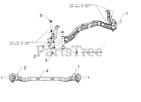 Craftsman T 2400 Cmxgram211302 13aqa9zt093 Craftsman Lawn Tractor 2022 Front Axle Parts