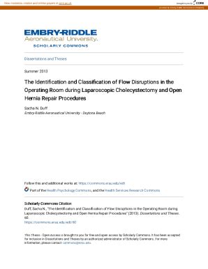 Fillable Online Development Of A Descriptive Model Of Flow Disruption