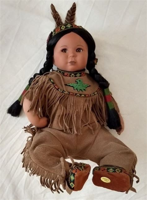 Native American Indian Doll Brave And Free Gregory Perrillo Danbury