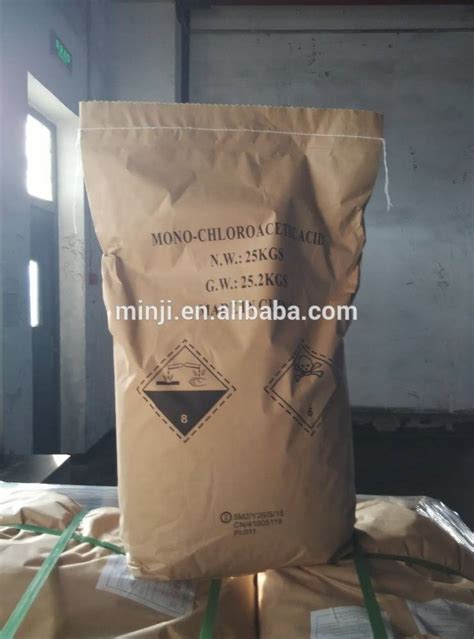 High Quality Mono Chloroacetic Acid 99 Shandong Minji Chemical Co