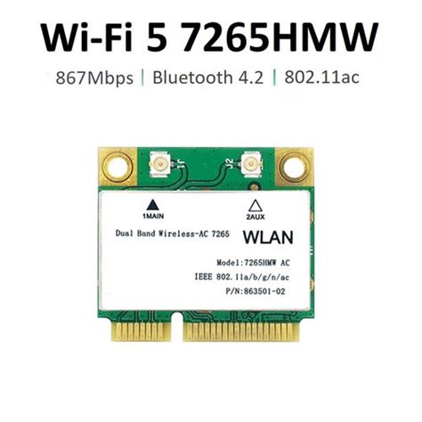 Jual Wifi Hmw Wireless Card Bluetooth Ac Half Mini Pcie