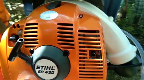 Stihl Mist Blower Sr Youtube