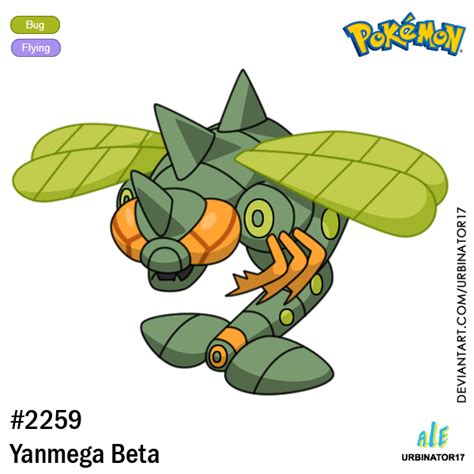 Yanmega Beta By Urbinator17 On Deviantart