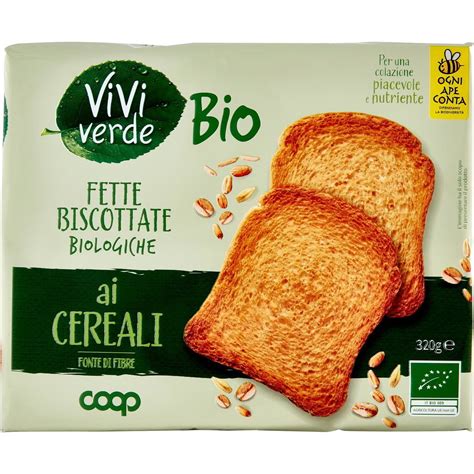 Fette Biscottate Ai Cereali COOP VIVI VERDE 320 G Coop Shop