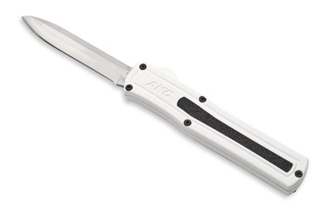 Akc F Otf Drop Point Blade White Knife Shop